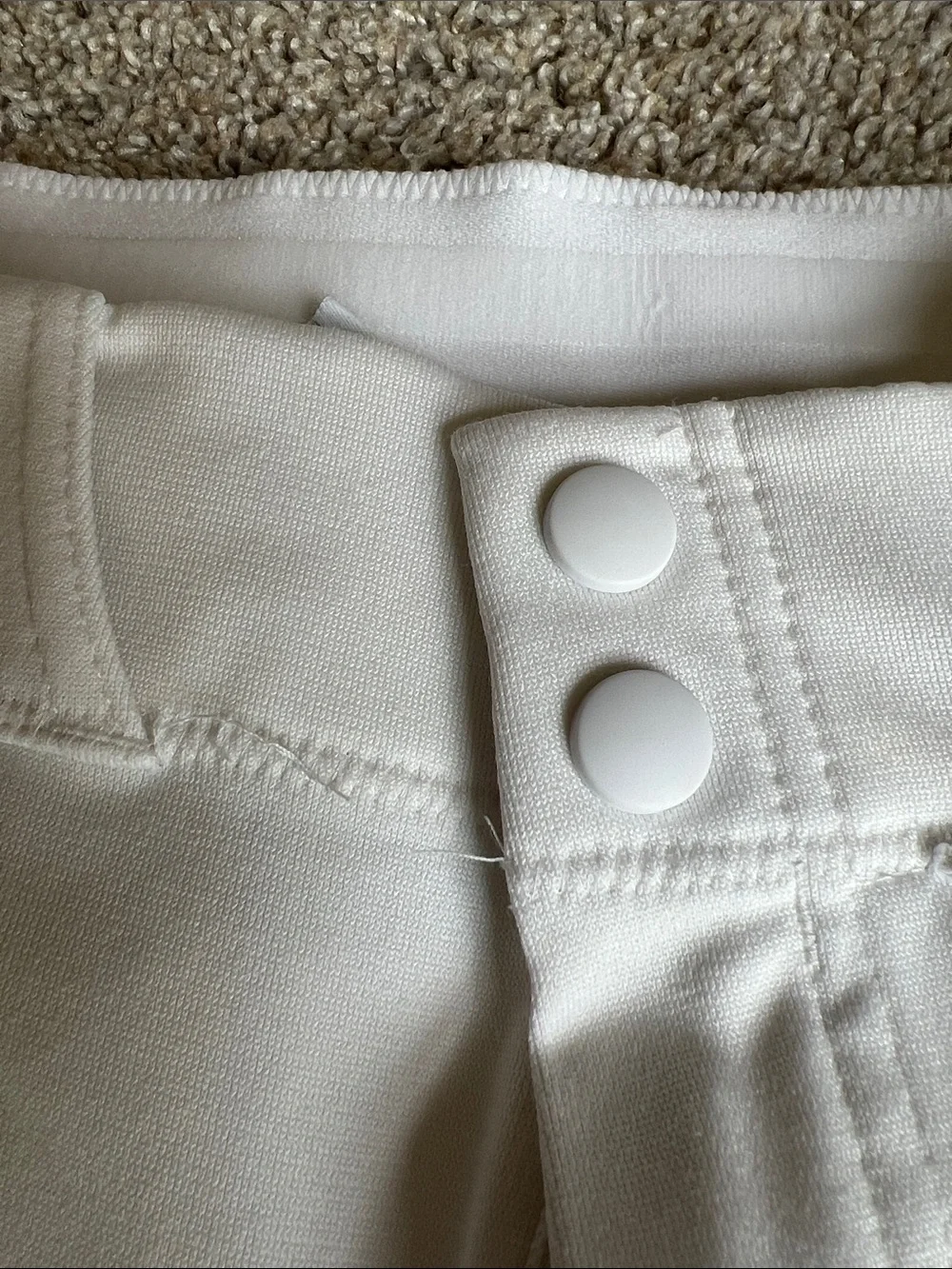 Nike Men’s White Baseball Pants with Black Stripe XS 2 pairs - Picture 6 of 16